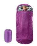 Highlander XL Sleeping Bag - Extra Wide Sleeping Bags for Adults - Rectangular, Lightweight & Water-Resistant - Soft Inner Lining - Indoor & Outdoor Use - Ideal for Camping