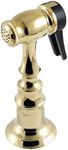 Kingston Brass KBSPR12 Made to Match Kitchen Side Sprayer, Polished Brass