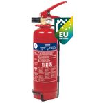 Smartwares Fire Extinguisher Powder FEX-15112 – 1kg – Suitable for A,B & C fires - Suitable for vehicles & homes – Mounting base Included