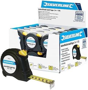 Silverline 633848 Boîte de 30 mètres ruban autobloquants 3 m x 16 mm