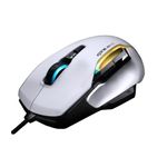 Roccat Kone AIMO PC Gaming Mouse, Optical Owl-Eye Sensor (100 to 16,000 DPI), RGB Backlit Lighting, 23 Programmable Keys, Onboard Memory, Palm Grip, LED Illumination, White