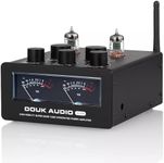 Douk Audio T6PRO HIFI TPA3255 Bluetooth Tube Amplifier with VU Meter 300Watts x2 (with 32V5A Power Supply)