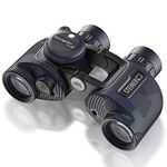 STEINER marine binoculars Navigator 7x30c - HD stabilized compass, German quality optics, open bridge, 5m waterproof, compact, for spontaneous sailing trips or when going ashore