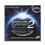 Bausch & Lomb Purevision2 Monthly Disposable Contact Lens (6 Lens Pack +1.25)