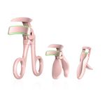 MAYCREATE® 3Pcs Eyelash Curler Set, Quick Eyelashes Curlers for Hard Lashes, Mini Eye Lash Curler Corner Lashes Clamp, Long Lasting, Works on Small Inner and Outer Eyelashes, Lifts & Defines