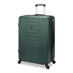 ATLANTIC Acclaim II Hardside Durable Luggage — Large Checked Suitcase with 4 Spinner Wheels, TSA Locks, and Lightweight Construction — Green, 28-inch