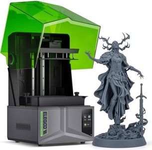 ELEGOO Saturn 4 3D Printer, 10 Inch 12k Mono LCD 3D Printing, One-Click Auto Leveling, Intelligent Mechanical Sensor, MSLA Resin 3D Printer Large Size 218.88x122.88x220mm³