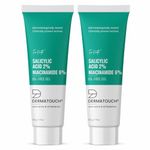 DERMATOUCH Salicylic Acid 2% Niacinamide 6% Anti-Acne Oil-Free Gel For Active Acne, Oil Balancing, Pore tightening (PO2)- 30G