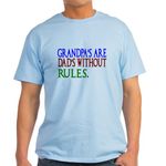 CafePress Grandpas are Dads without Rules T Shirt Men's Traditional Fit Light Casual Tshirt