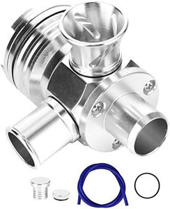 Universal Adjustable Turbo Blow Off Valve, Turbo Splitter Valve Recirculating Dump Valve Kit Fit for 1.8T 2.7L Engine