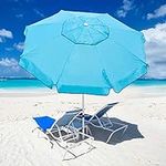 Abba Patio 7ft Beach Umbrella with 