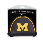 Team Golf NCAA Michigan Wolverines Golf Mallet Putter Cover Golf Club Mallet Putter Headcover, Fits Most Mallet Putters, Scotty Cameron, Daddy Long Legs, Taylormade, Odyssey, Titleist, Ping, Callaway