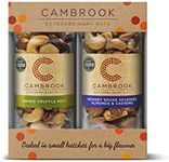 Cambrook - 2 Jar Gift Set, includes Hickory Smoke Seasoned Almonds & Cashews, 180g and Baked Truffle Nuts, 175g