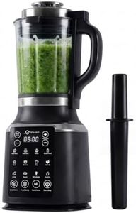 Glass Blenders for Kitchen with Tamper, Blender for Smoothies, Professional Blenders 1500W Motor, 9 Adjustable Speeds, 14 Preset Programs, High-Speed Heating Blender for Nut Milk, Soups, Sauces & More