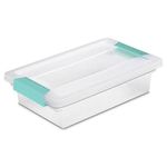 Sterilite Small Clip Box, 2.75 x 6.63-Inches, Pack of 6