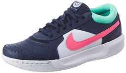 Nike Mens M Zoom Court Lite 3 Obsidian/Hyper Pink-Green Glow-White Running Shoe - 9.5 UK, (DH0626-402)