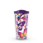 Tervis Butterfly Passion Made in USA Double Walled Insulated Tumbler Travel Cup Keeps Drinks Cold & Hot, 16oz, Classic