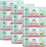 Aleva Naturals Hypoallergenic Bamboo Baby Wipes for babies with Sensitive Skin, Super Soft, Biodegradable, Extra Strong, Natural and Organic Formula, Vegan - New Eco-Friendly, Sustainable Packaging- Mega Pack- 72 Count X 12 = 864 Wipes Total