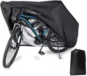 BLOODYRIPPA Waterproof Bike Cover with Lock Holes for Outdoor Bicycle Storage, UV Protection, Rain-Wind-Dust Proof, for Mountain Bikes, Road Bikes, Electric Bikes (XL)