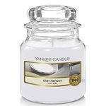 Yankee Candle Wax Small Baby Powder Jar Candle (5.99 Cm X 5.99 Cm X 8.89, White)