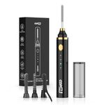 COPPA Electric Lash Curler, LP-1 Lipstick Type 3-in-1 Heated Eyelash Curler with 3 Brush Heads 3 Curling Modes and 3 Temp Settings & 5s Quick Heat-up, Perfect for Beginners and Makeup Pros