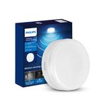 PHILIPS Full Glow Motion Sensor 15-watt Round LED Surface Downlighter | Full Glow Sensor Surface Downlight for Ceiling | LED Sensor Ceiling Light for Home & Hall | Cool Day Light,Pack of 1