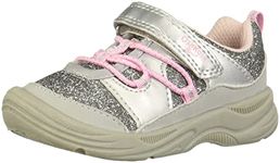 OshKosh B'Gosh Boy's Girl's Demetra Sneaker, Silver, 5.5 UK Child