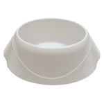 Ferplast Magnus Dog Feeding Bowl - Heavy-Duty, Non-Slip, Eco-Friendly Plastic Dog Bowl, 2 Liter, Grey