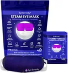 Steam Eye Mask for Dry Eyes | Warm Compress Eye Mask for Puffy Eyes & Comfort | Eye Serenity Self-Heating Eye Masks for Sleeping, Travel & Relaxation for Men & Women (15 Pack)