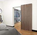 DIYHD 42" Concealed Sliding Barn Door Hardware with Soft Close Mechanism,No Floor Track