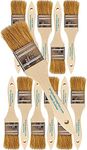 Pro Grade - Chip Paint Brushes - 12 Ea 1.5 Inch Chip Paint Brush Light Brown
