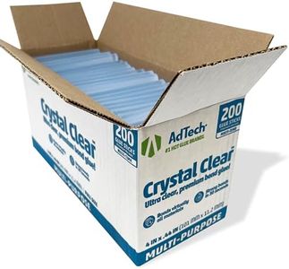 AdTech 220-145-5 4" Full Size Hot Glue Sticks, 4 inch, Clear