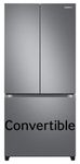 Samsung 550 L, 4 star Convertible, Digital Inverter, Frost Free French Door Refrigerator (RF57A5032S9/TL, Silver, Refined Inox, 2024 Model)