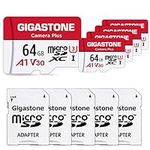 Gigastone 64GB 5-Pack Micro SD Card