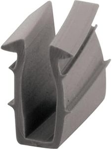 Prime-Line Products, P 7744 Glass Glazing Channel, Gray Vinyl, 200'