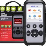 Autel MaxiLink ML629 OBD2 Scanner Upgraded Version of ML619, DTC Lookup, Ready Test, ABS/SRS/Engine/Transmission Diagnoses