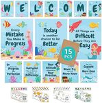 Decorably Welcome Posters for Classroom - 15 Under the Sea Classroom Decorations, Ocean Classroom Decor, Ocean Theme Classroom Decor, Under the Sea Classroom Decor, Under the Sea Classroom Theme