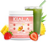 Kiala Nutrition Super Greens, Organic Greens Powder with Spirulina & Chlorella for Digestion, Gut Health, Immunity & Energy, Gluten Free, Vegan, Daily Support for Women, Miami Vice Flavor, 30 Servings