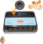 HopeU5 15 Egg Incubator Automatic Digital Automatic Hatcher Chicken Poultry Hatcher Egg Hatcher Incubator with Automatic Temperature Control ( UK PLUG )