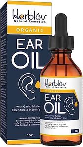 Organic Ear Oil for Ear Infections - Natural Eardrops for Infection Prevention, Swimmer's Ear & Wax Removal - Kids, Adults, Baby, Dog Earache Remedy - with Mullein, Garlic, Calendula, Made in USA