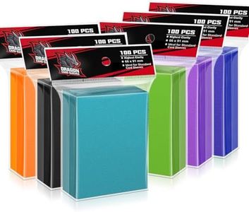 Toyopeny 600PS Soft Trading Card Sleeves,6 Color Magic The Gathering Card Sleeves Fit for Football Cards,Baseball Cards,MTG Sleeves,Yugioh Sleeves, TCG Sleeves,Yu-Gi-Oh Sleeves(Style 3)