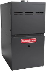 Goodman 80% 80,000 BTU Single Stage Gas Furnace - 17.5" Width - Upflow/Horizontal | 1200 CFM, R32, 9-Speed, HVAC Gas Heater