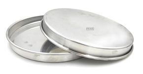 Prime Bakers and Moulders Round Aluminum Pizza Plate/Pan Baking Tray for Oven (5 Inch, 2)