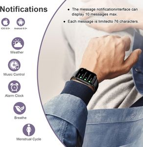 IOWODO Smart Watch 1.91" HD
