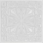 A la Maison Ceilings R124pw-8 Lucas's Shield Ceiling Tile, White