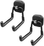 2 Pack Large Magnetic Garage Hooks Heavy Duty, Universal Strong Storage Magnet Hanger for Hanging, Utility Tool Organizer Holder with Anti Slip Rubber Coating for Garden Tools,Hose,Cruise,RV,Workshop