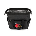 PICNIC TIME NCAA Louisville Cardinals On The Go Lunch Bag, Soft Cooler Lunch Box, Insulated Lunch Bag, (Black)