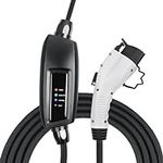 Lectron 110V 16 Amp Level 1 EV Charger with 21ft Extension Cord J1772 Cable & Nema 5-15 Plug