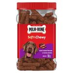 Milk-Bone Soft & Chewy Dog Treats, Beef Steak Flavour, 708g Jar