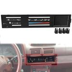 Getfarway Air Conditioning Dash Heater Climate Control Faceplate A/C Panel with 4 Knobs 55519-89143 Compatible with Toyota 4Runner│Pickup 1984 1985 1986 1987 1988 1989